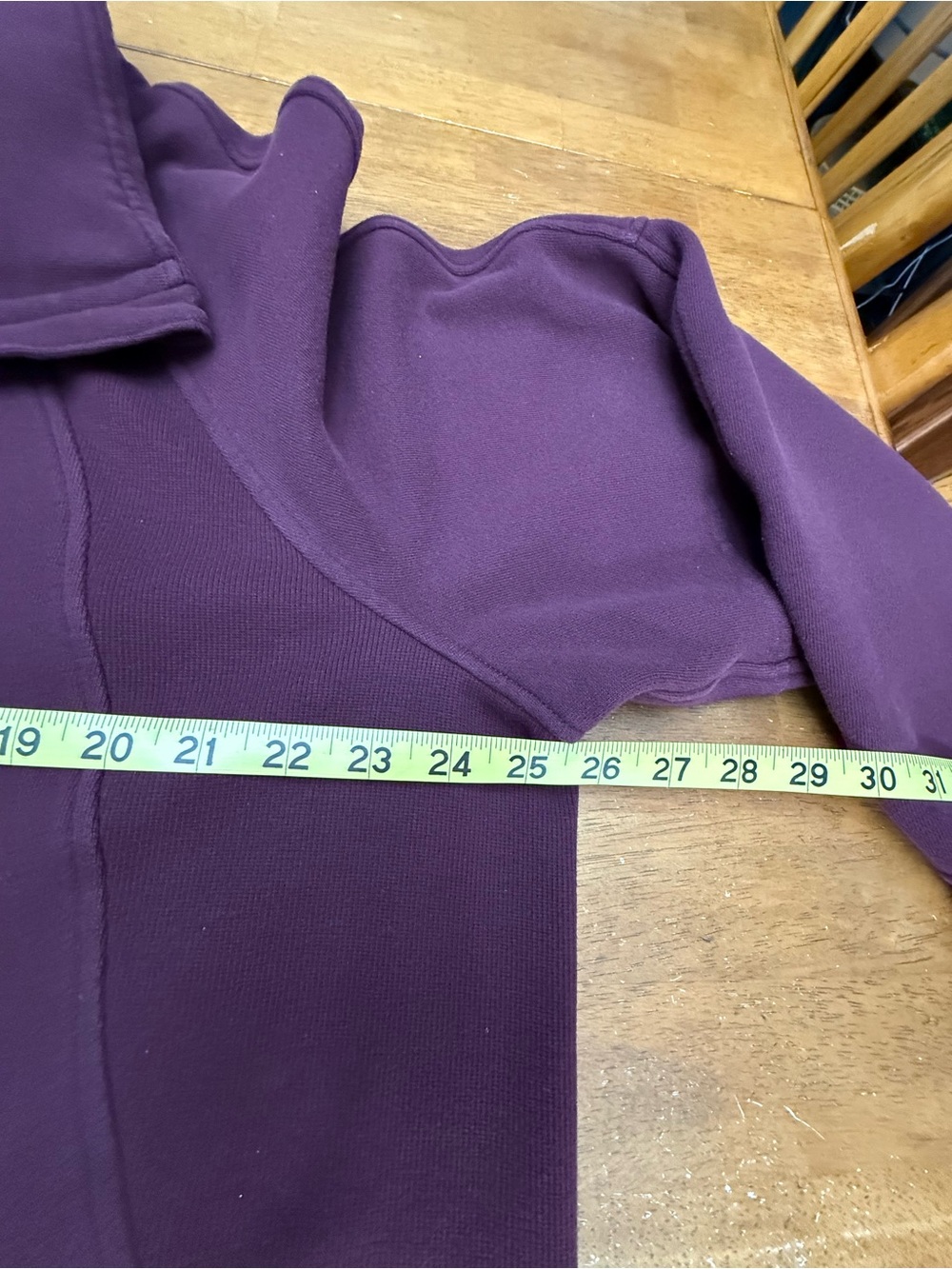 Lululemon Scuba Oversized Funnel-Neck Full Zip XL/XXL Garnet - Picture 5 of 9